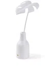 Seletti Tischlampe In Blattform In Weiss