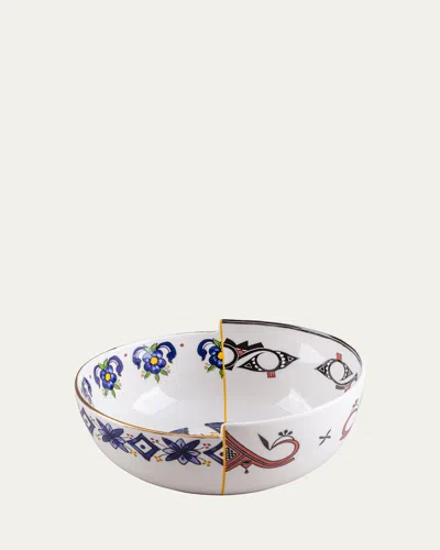 Seletti Tiwanaku Hybrid Bowl Plate In Multi