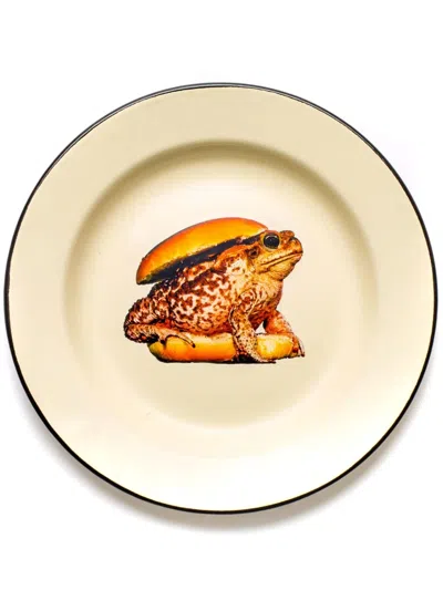 Seletti Toad Plate (26cm) In Neutrals