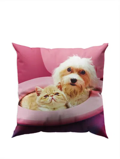 Seletti Toiletpaper Bff Cushion In Pink