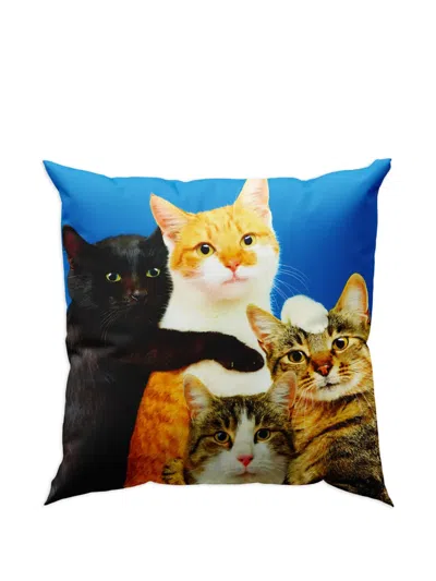 Seletti Toiletpaper Polycats Cushion In Multi