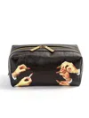 Seletti Wears Toiletpaper Lipstick-print Canvas Wash Bag In Multi