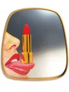 Seletti Tongue Toiletpaper Mirror In Gold