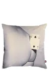 Seletti 'two Of Spade' Cushion In Multi