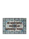 Seletti We Need People Rug In Blue