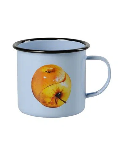 Seletti Wears Toiletpaper Mug Or Small Cup Sky Blue Size - Metal