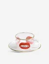 Seletti Wears Toiletpaper Sh*t Printed Glass Coffee Set
