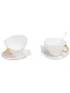 Seletti Meltdown Porcelain Tea Set Of Two In White