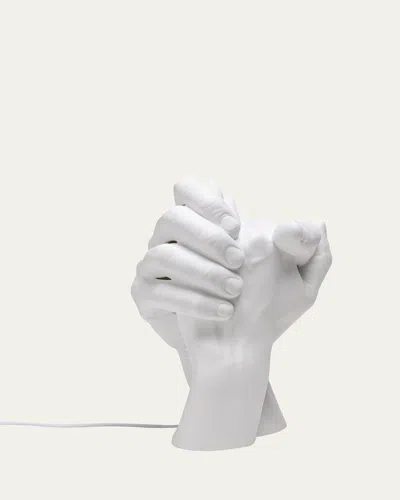 Seletti With Me 16" Table Lamp In White
