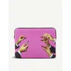 Seletti Lipstick Print Laptop Case