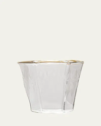 Seletti X Diesel Living Classics On Acid Burano Water Glass, 8.12 Oz. In White