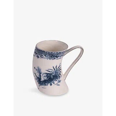 Seletti X Diesel Living Classics On Acid England Shells Porcelain Mug 11.5cm In White