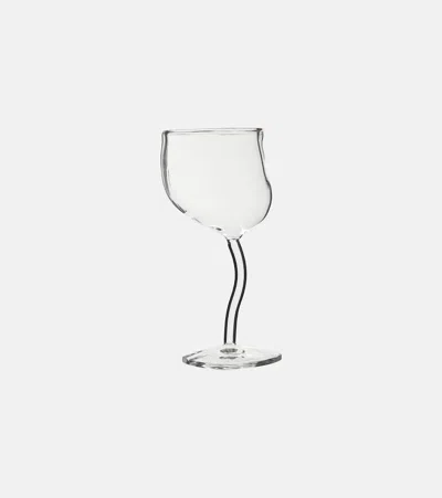 Seletti X Diesel Living Weinglas Classics On Acid Greca In Transparent
