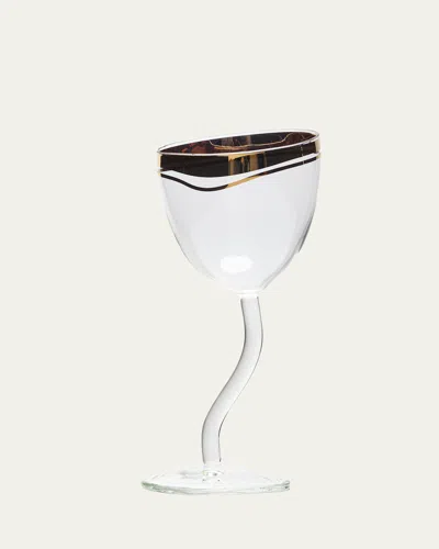 Seletti X Diesel Living Classics On Acid Regal Wine Glass, 9.3 Oz. In White