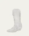 Seletti Clear Crystal Cowboy Boot Vase In Glass