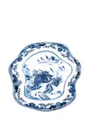 Seletti X Diesel Living Porcelain Soup Plate In Blue
