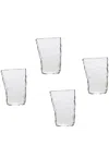 Seletti X Diesel Venice Water Glass (set Of Four) In Neutrals
