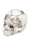 Seletti X Marcantonio Raimondi Malerba Kintsugi Porcelain Skull In Weiss