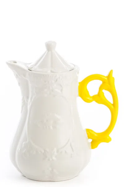 Seletti X Selab 'i-wares' Teapot In Yellow