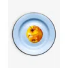 Seletti X Toiletpaper Apple Enamel-plated Metal Plate 26cm