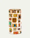 Seletti X Toiletpaper Frames Cylindrical 12" Medium Vase