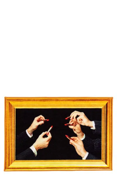 SELETTI SELETTI X TOILETPAPER 'LIPSTICK' BATH MAT