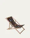 Seletti X Toiletpaper Magazine Snakes Indoor/outdoor Folding Deck Chair In Multi