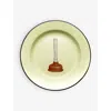 Seletti X Toiletpaper Plunger Enamel-plated Metal Plate 26cm