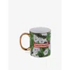 Seletti X Toiletpaper Roses Gold And Fine-porcelain Mug 10cm
