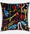 Seletti X Toiletpaper Snakes Cushion In Multicoloured