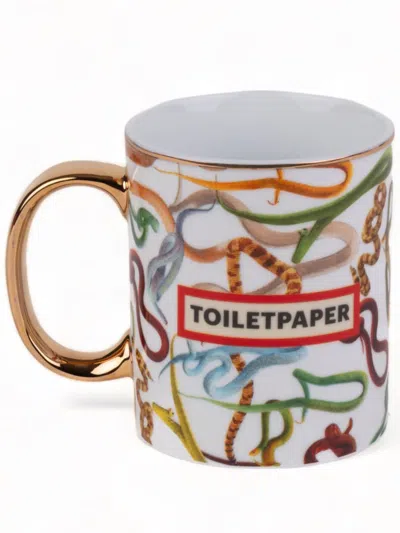 Seletti Snakes Porcelain Mug In Multicolor