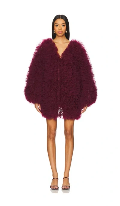 Selezza London Minikleid Bambina In Burgundy