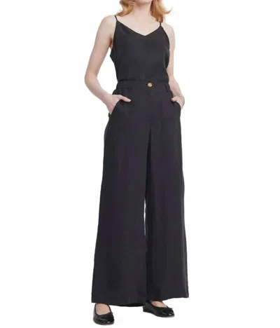 Self Contrast Caroline Pant In Black