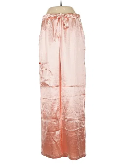 Pre-owned Self Contrast Casual Pants In Pink