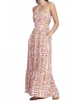 Self Contrast Isolde Maxi Cut Out Dress In Multicolor In Multi