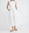 Self Contrast Kiera Maxi Dress In White