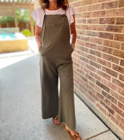 Self Contrast Lanie Overalls In Ivy In Multi