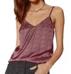 SELF CONTRAST MOLLY CAMISOLE IN MAROON