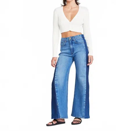 Self Contrast Tayla Crop Cardigan In Sugar In White