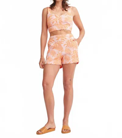 Self Contrast Women's Shaan Shorts In Tropical Leaf In Multi