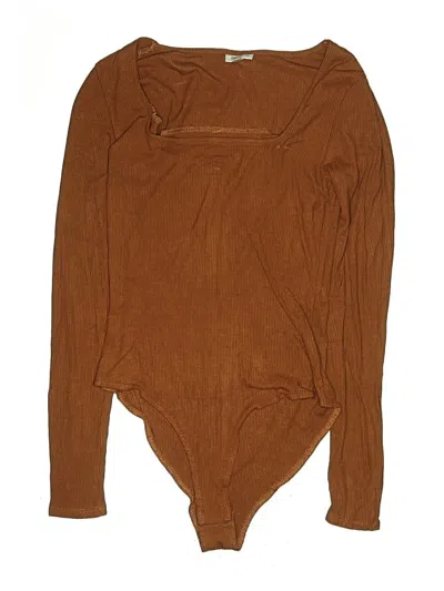 Pre-owned Self E Bodysuit In Brown