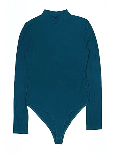 Pre-owned Self E Bodysuit In Teal