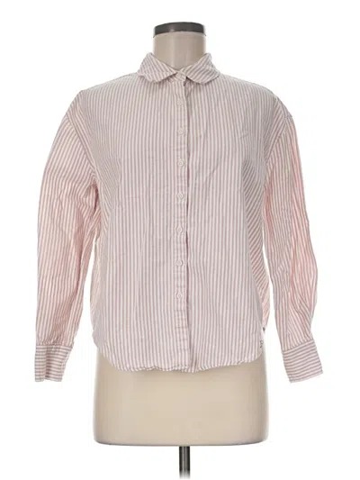 Pre-owned Self E Long Sleeve Button Down Shirt In Pink