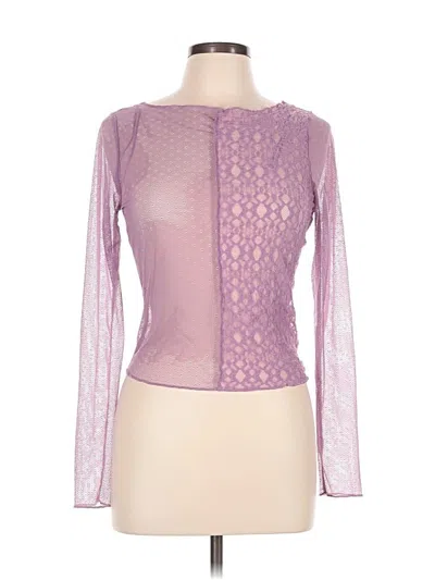 Pre-owned Self E Long Sleeve T-shirt In Purple