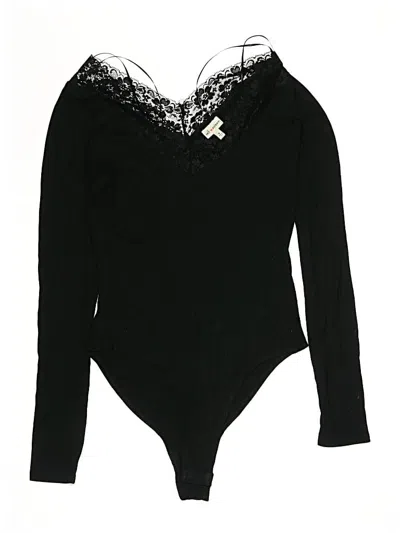 Pre-owned Self Esteem Bodysuit In Black