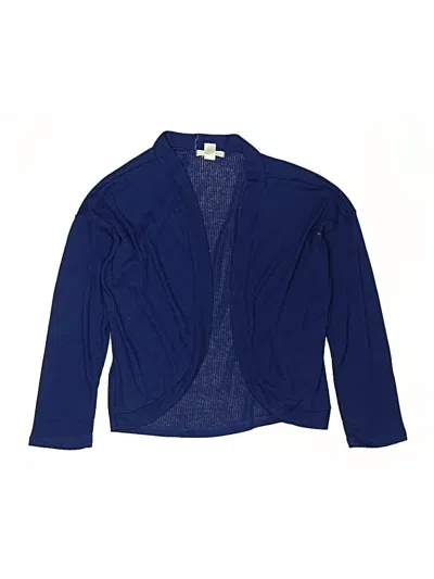 Pre-owned Self Esteem Kids' Cardigan Sweater In Blue