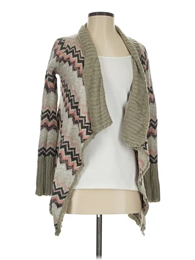Pre-owned Self Esteem Cardigan Sweater In Gray