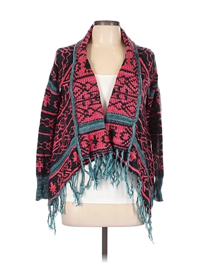 Pre-owned Self Esteem Cardigan Sweater In Red