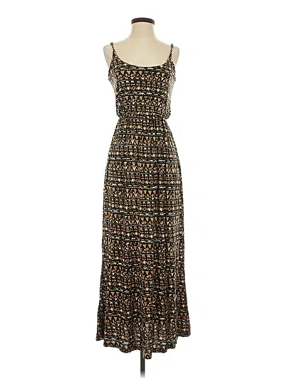 Pre-owned Self Esteem Casual Dress In Brown