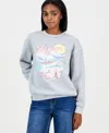 Self Esteem Juniors' Aspen Graphic-print Sweatshirt In Gray